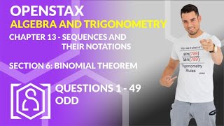 OpenStax: Algebra and Trigonometry - Chapter 13, Section 6 | Binomial Theorem