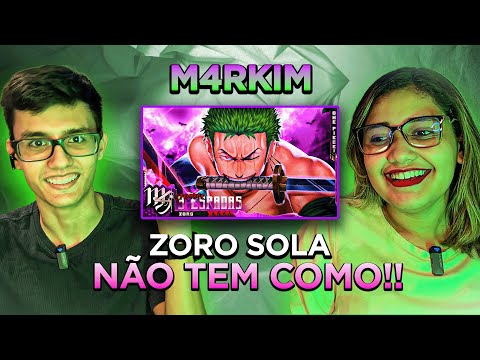 Zoro Sola, Não Tem Como! RORONOA ZORO (One Piece) - 3 Sonhos, 3 Espadas | M4RKIM - REACT
