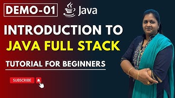 Java Full Stack Demo 01 | Introduction to Java Full Stack | Full Stack Tutorial | Harsha Trainings