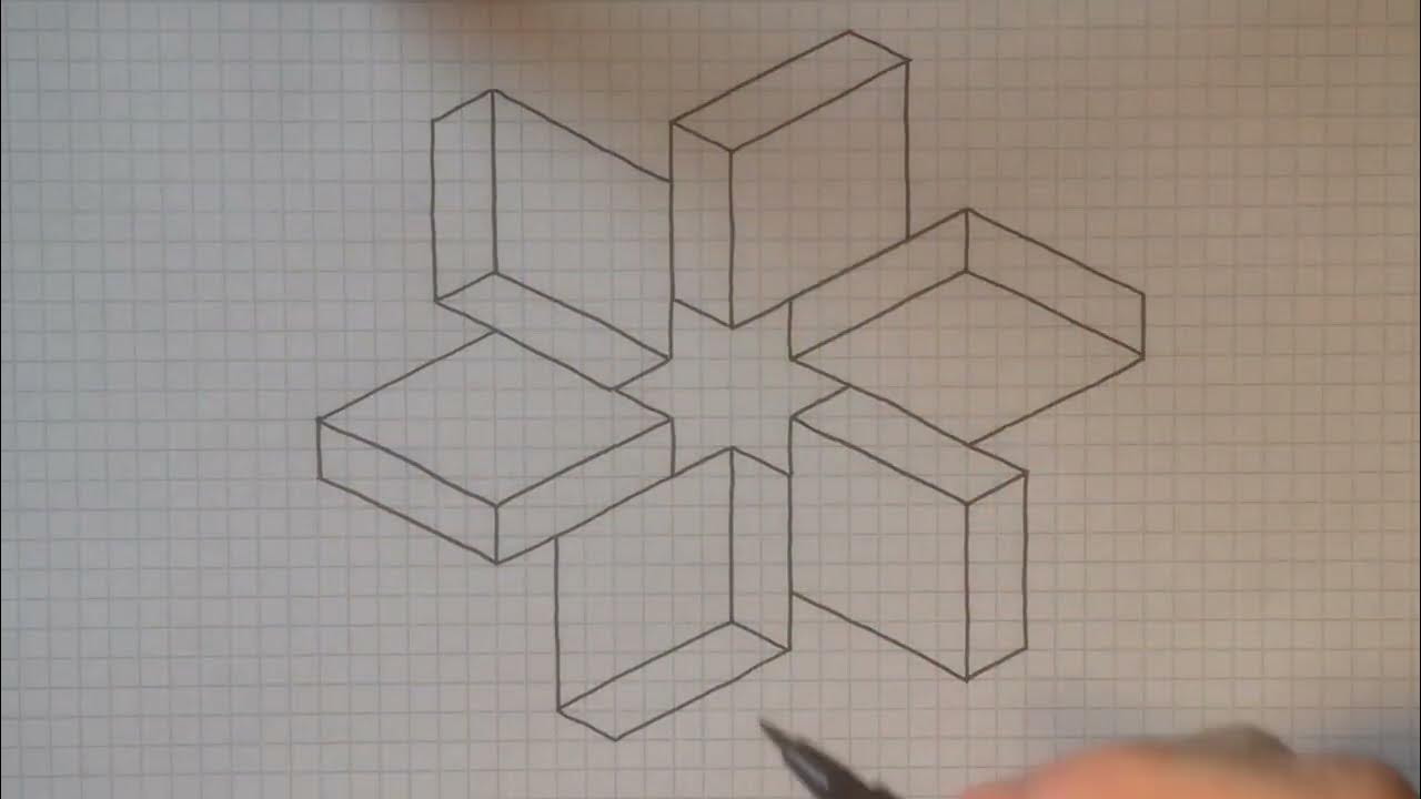 3D Illusion zeichnen - optische Täuschungen zeichnen lernen - YouTube