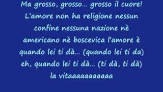 Checco Zalone - L'amore non ha religione con testo chords