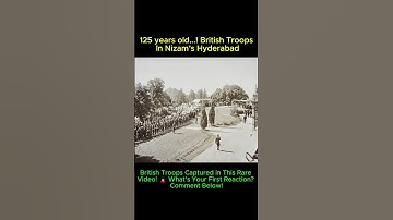 125 Years Ago in Hyderabad | Rare British Troops in Nizam’s Era | Hyderabad History #shorts