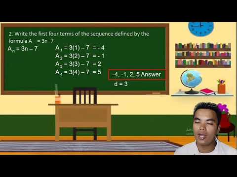 Arithmetic sequence and arithmetic series