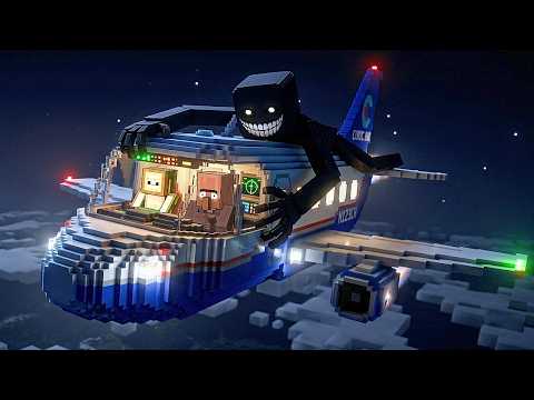GECE 3'te UÇAĞA BİNMEMELİYDİK! - Minecraft