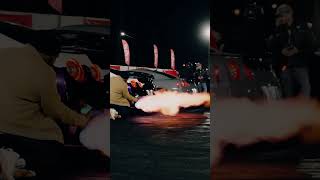 R35 shoots massive flames