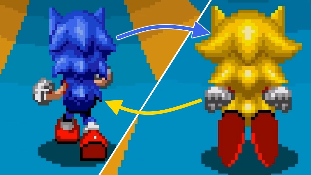 Super Forms in Special Stages [Sonic The Hedgehog 2 Absolute] [Mods]