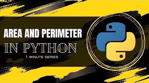 TO FIND AREA OF SQUARE USING PYTHON | PYTHON PROGRAMMING