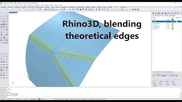 Rhino3d Blending Theoretical Edges