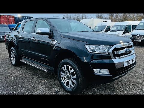Ford Ranger 3.2 TDCI Limited 4WD 200 2018 ‘18 Reg’ Sat Nav - A/C - ULEZ ...