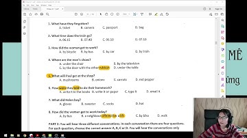 vstep test 3 listening part 1- Miss Julie