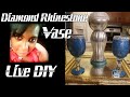 DIY Diamond Rhinestone Vase || Happy New Year 2020 | #finditflipit