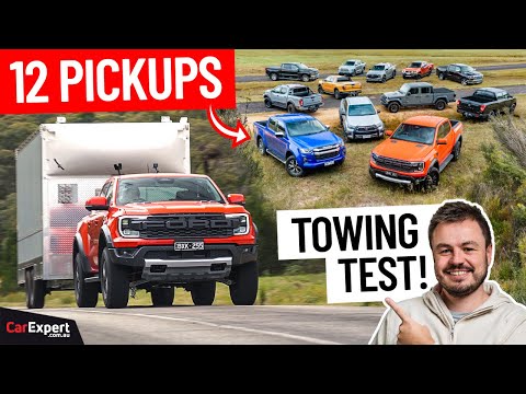 Pickup towing test: Top 12 trucks compared in tough ute tests to find the best!