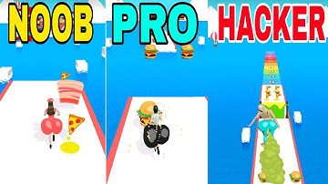 NOOB vs PRO vs HACKER ||FART RUNNER|| (FORT)All Levels Gameplay Android,ios (Level 7 - 8 )