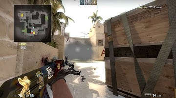 1v4 Mirage CS:GO
