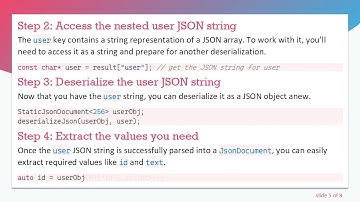 Solving JSON Serialization Issues in C+ +  for ESP32 Using ArduinoJson