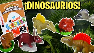 Nuevas Figuras de Dinosaurios en los Huevitos Kinder Sorpresa