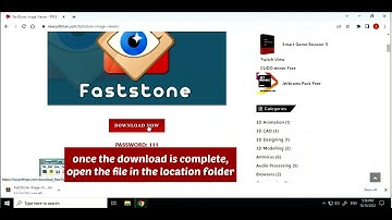 Downloading FastStone Image Viewer for Win Free