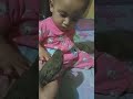 Burung Kutilang Trucukan Jinak Di Tangan Bayi Ini