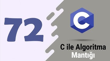 Ders 72 C Programlamada Karakter Dizileri