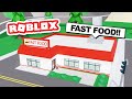 BUILDING a FAST FOOD RESTUARANT in My New City in ROBLOX