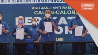 PRN Melaka | Kesemua 28 calon PN tandatangan aku janji perangi rasuah