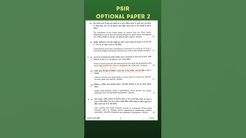 PSIR #upsc paper two 2025 #question Best IAS 8294313731