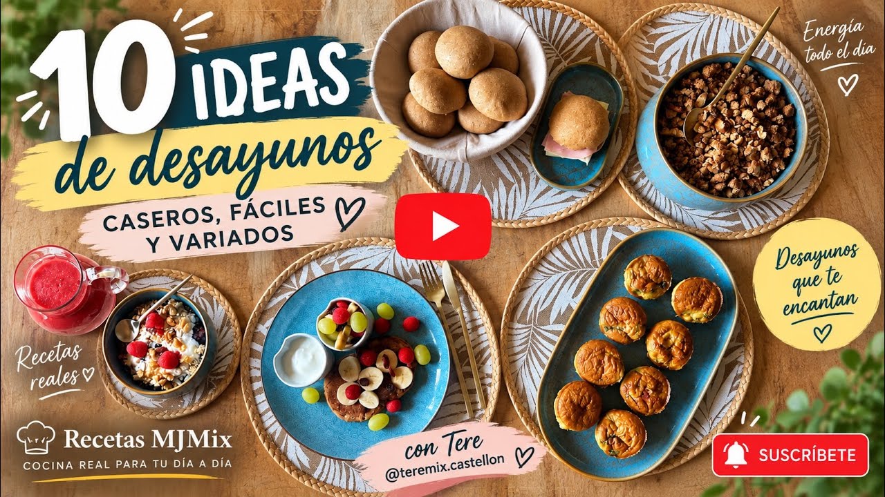 ¿SIGUES DESAYUNANDO SIEMPRE LO MISMO? | Ideas caseras, fáciles y variadas con Thermomix | #tm7