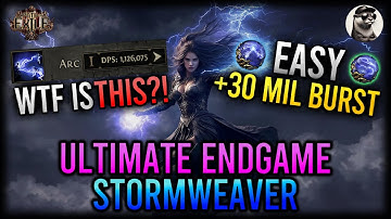 When ARC Does +1 Mil DPS... Stage 5 CoC Stormweaver | Best Endgame Sorc Guide | Path of Exile 2