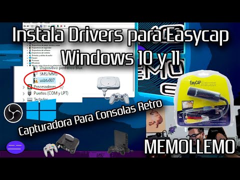 Drivers Capturadora Easycap para Windows 10 y 11