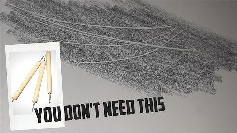 How To Make An Embossing Tool For Hair And Fur, At Home