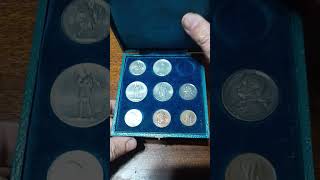 VATICAN 1st Coins Plus XI Mint Set Rome 1929 Silver Nickel u0026 Bronze #coin #monedas #monete #vaticano