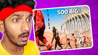 Attack On Titan Size Comparison 2021 ANIMATION - AOT (தமிழ் Reaction)