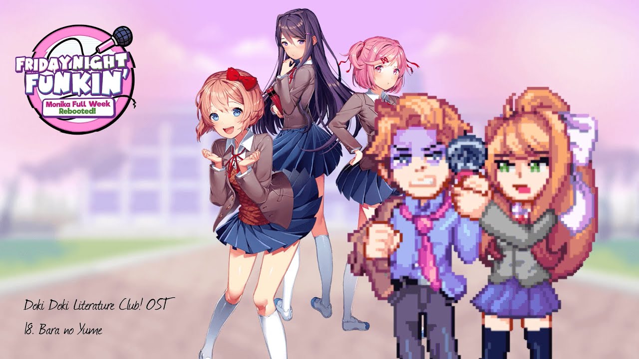 bara no yume but it's from the doki doki literature club ost (friday night funkin’ - SUPPORT KALLIONIC!!!! (THE ORIGINAL ARTIST): https://www.youtube.com/c/Kallionic