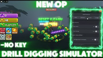 Drill Digging Simulator Script Hack Pastebin 2025! - Infinite Money | Auto Drill | Auto Farm Wins |