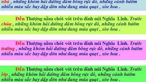 LTVC lớp 5 tuần 25 - Liên kết các câu trong bài bằng cách lặp từ ngữ