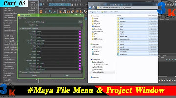 Set Project Window In Maya | How To Use Project Window In Maya | How To Set Project Window In Maya