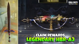 Worth Buying? Legendary HBRa3 & Unique Sword from Mystic Dunes Lucky Draw COD Mobile - CODM Leaks
