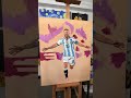 Lionel Messi oil painting worldcup❤️🐐