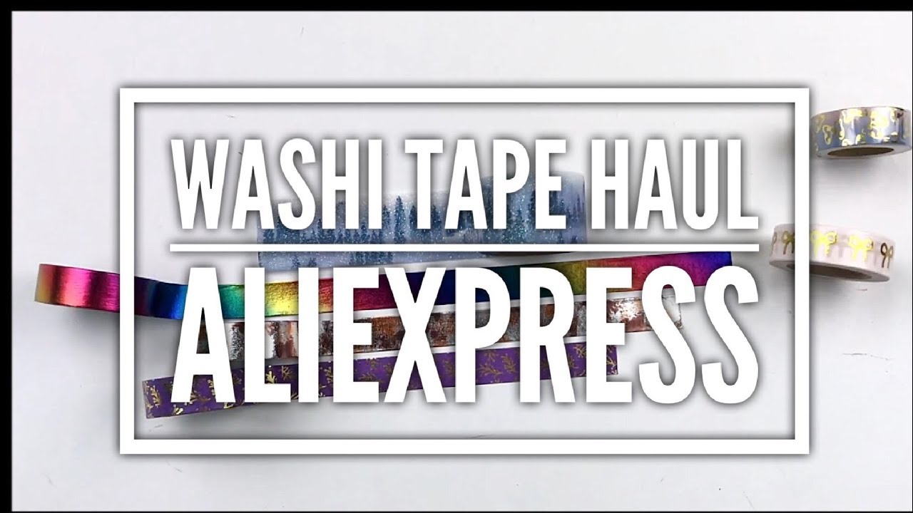 Washi Tape Haul | AliExpress #2 diya tailors