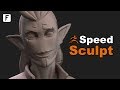 ZBrush Speed Sculpt Time Lapse - Ish'ra Blademaster - Magitek World of Alessia
