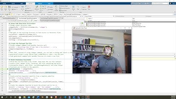 Generación de código para seguimiento facial con PackNGo en MATLAB