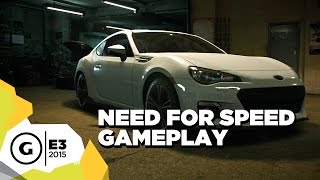 Need For Speed Gameplay E3 2015 Trailer Need For Speed Gameplay E3 2015 Trailer