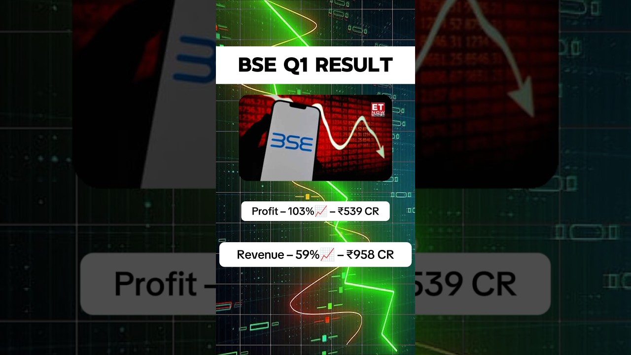 BSE Q1 Result 🟢 BSE Share latest news
