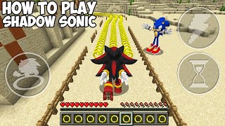 HOW TO PLAY SHADOW SONIC in MINECRAFT REAL SONIC vs EGGMAN Minecraft GAMEPLAY REALISTIC Movie traps