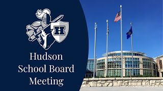 Hudson School Board December 9 2024 LIVE