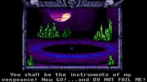 Pools of Darkness -Game intro-www.megagameportal.com