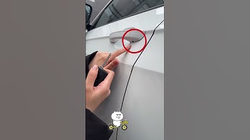 The car door won’t open, one solution!#driving #tips #howto #manual #skills #car