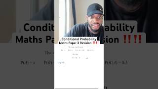 Conditional Probability! Save this for Maths paper 3 revision. #alevelmaths #fyp #mathswithdan