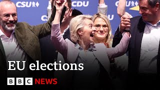 EU elections: Europe's night of election drama capped by Macron bombshell | BBC News