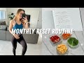 Monthly Reset Routine // Deep Cleaning, Planning, Budgeting, & Meal Prepping!